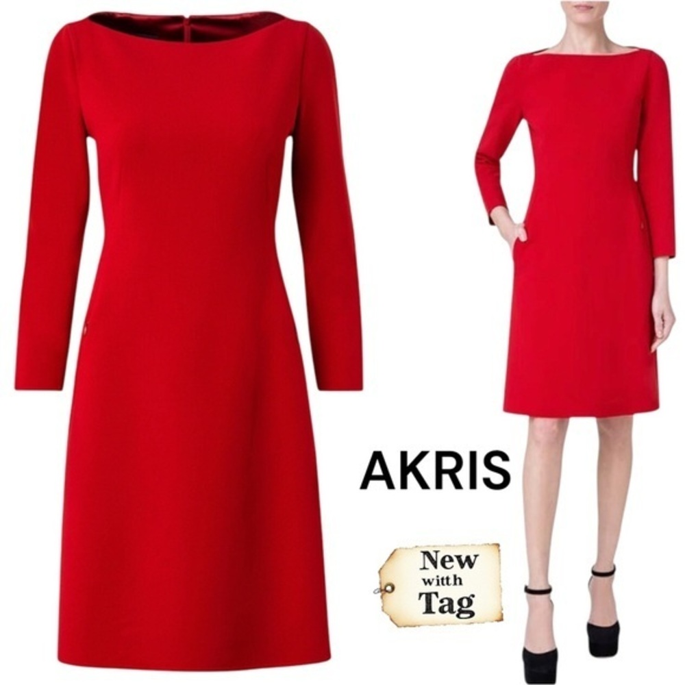 Akris Women's Red Dress